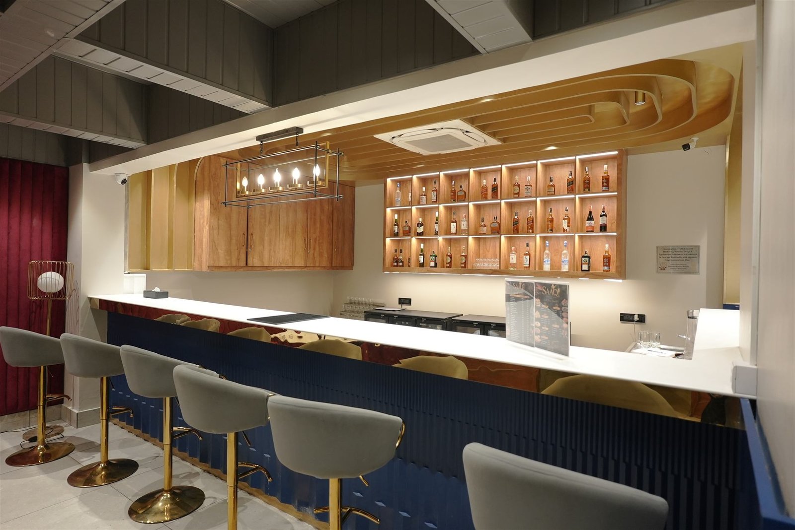SAAQI rooftop bar at Royalistiq Rishikesh